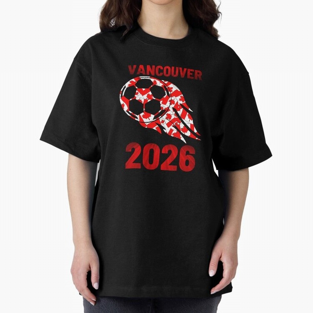 Vancouver Canada 2026 World Cup Soccer #8 Classic T-Shirt Bring Match Day Fire to FIFA World Cup 2026 USA Canada Mexico for Fans of Cristiano Ronaldo and Spain, Bringing Football Festival Excitement, Trophy Ambitions, Country Rivalries and Star