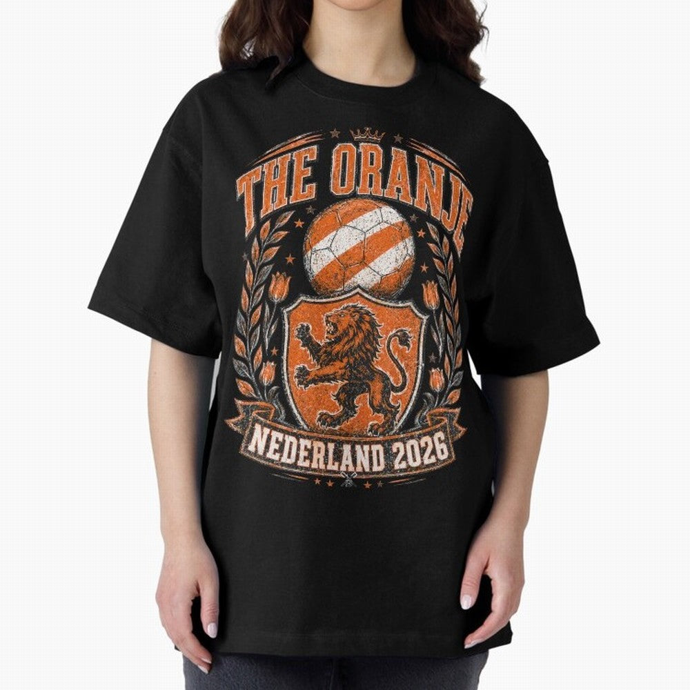 The Oranje Nederland 2026 World Cup Soccer T-Shirt Classic T-Shirt Celebrate Rivalries and Pride in FIFA World Cup 2026 Group Stage Spirit, Capturing Argentina, Mbappe and Neymar, Supporter Pride, Iconic Celebrations, Legendary Names and Global