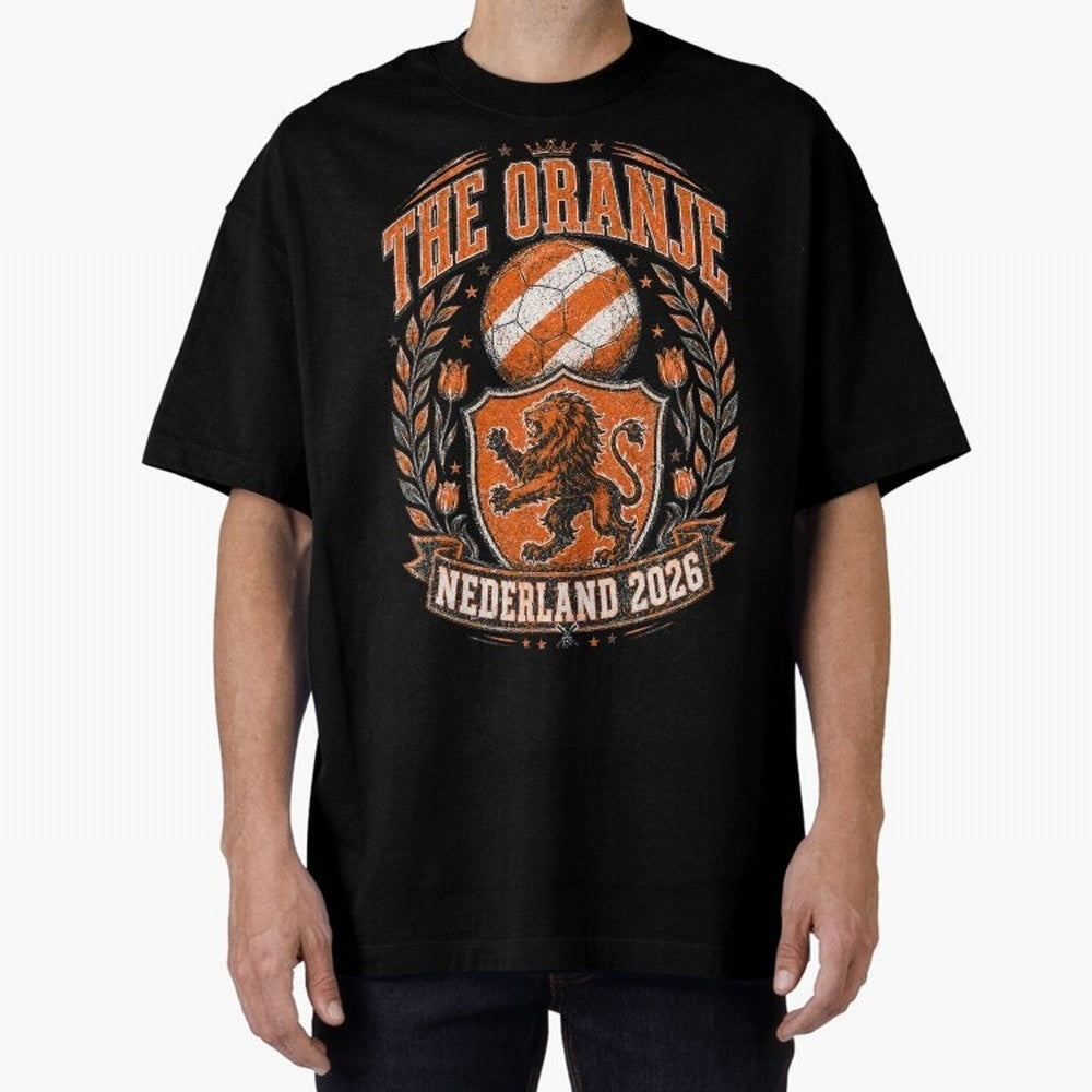 The Oranje Nederland 2026 World Cup Soccer T-Shirt Classic T-Shirt Celebrate Rivalries and Pride in FIFA World Cup 2026 Group Stage Spirit, Capturing Argentina, Mbappe and Neymar, Supporter Pride, Iconic Celebrations, Legendary Names and Global