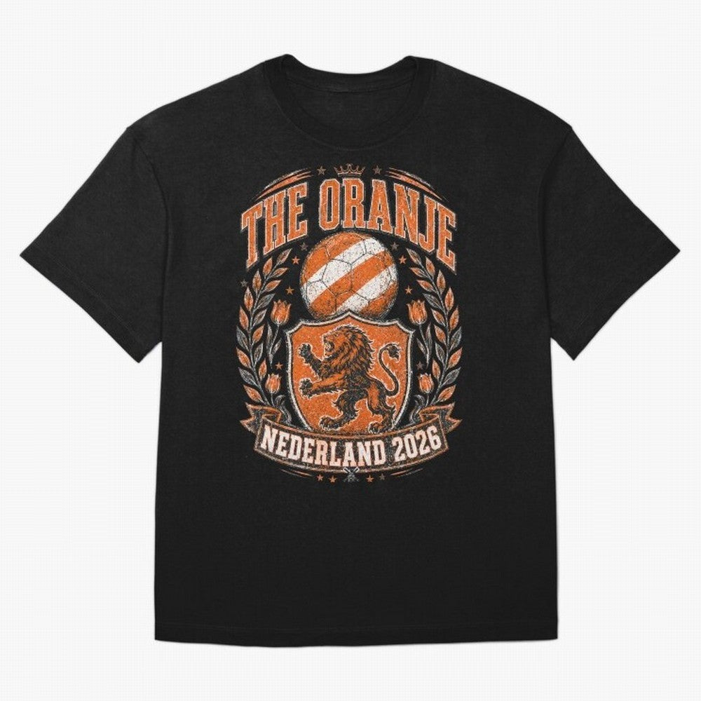 The Oranje Nederland 2026 World Cup Soccer T-Shirt Classic T-Shirt Celebrate Rivalries and Pride in FIFA World Cup 2026 Group Stage Spirit, Capturing Argentina, Mbappe and Neymar, Supporter Pride, Iconic Celebrations, Legendary Names and Global