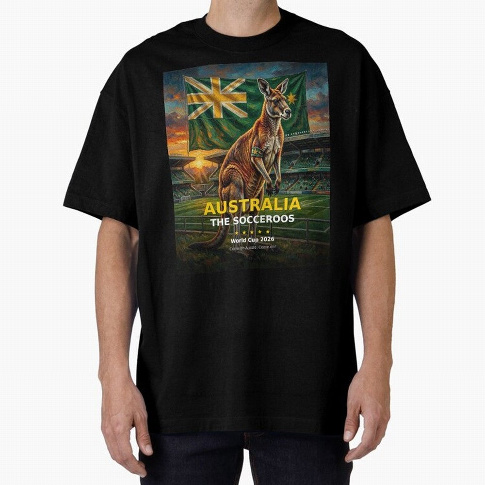 Australia Socceroos - World Cup 2026 Soccer Fan Tee Classic T-Shirt Celebrate Football Heritage in FIFA World Cup 2026 USA Canada Mexico Spirit, Featuring France, Neymar, Supporter Pride, Iconic Celebrations, Legendary Names and Global Match Day
