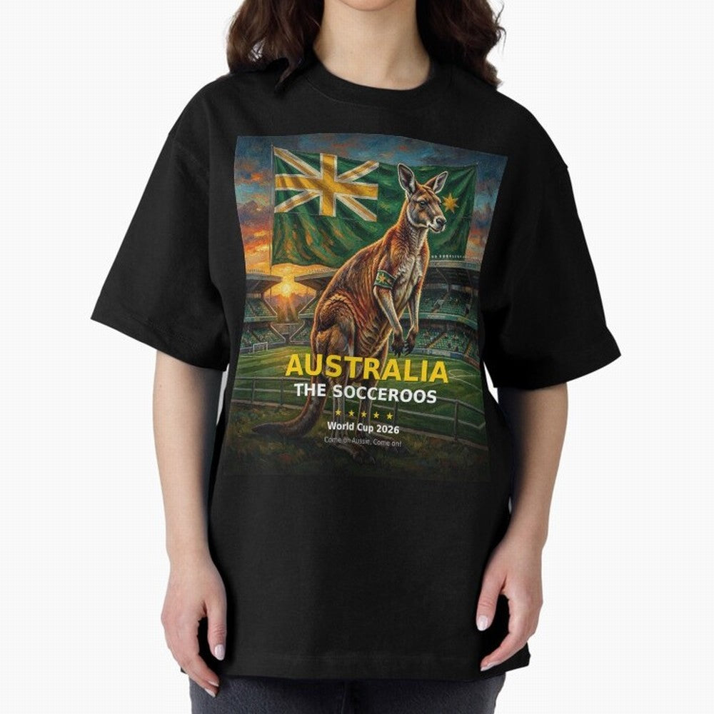 Australia Socceroos - World Cup 2026 Soccer Fan Tee Classic T-Shirt Celebrate Football Heritage in FIFA World Cup 2026 USA Canada Mexico Spirit, Featuring France, Neymar, Supporter Pride, Iconic Celebrations, Legendary Names and Global Match Day