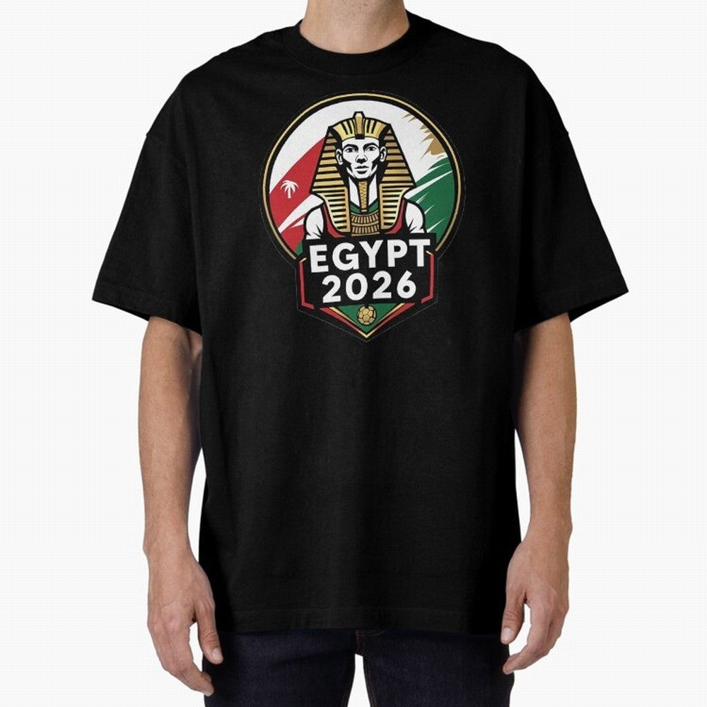 Egypt 2026 Sports Classic T-Shirt Honor Football Greatness during Global Football Passion for FIFA World Cup 2026 USA Canada Mexico, Filled with Messi, Neymar and Mbappe, England, France and Netherlands, Championship Spirit, Famous Goals, Roaring