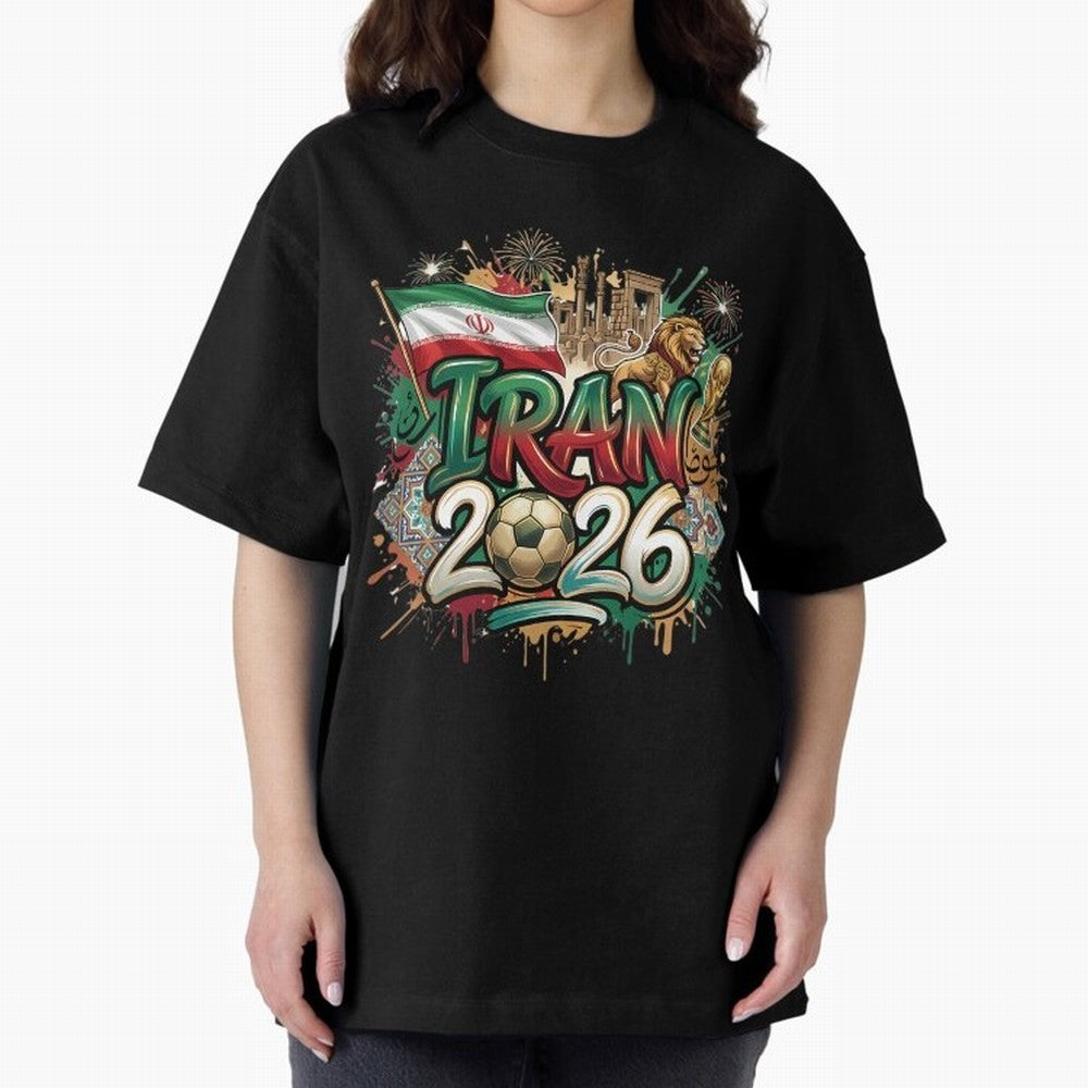 Iran World Cup 2026 Football Legacy Classic T-Shirt Embrace FIFA World Cup 2026 Group Stage Spirit, Built around Germany, Haaland, Goal Celebration Energy, Supporter Heritage, Football Icons and Worldwide Tournament Joy; Created for Match Day