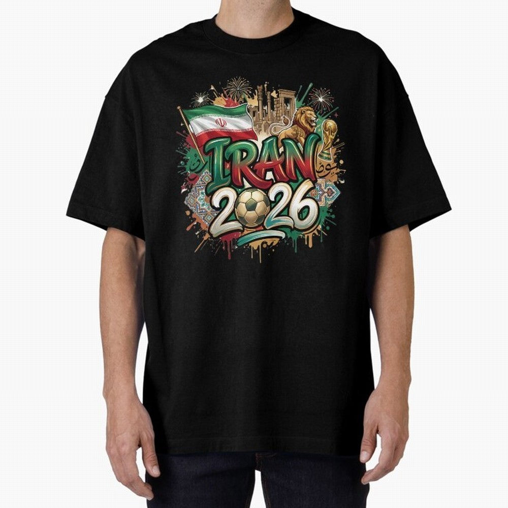 Iran World Cup 2026 Football Legacy Classic T-Shirt Embrace FIFA World Cup 2026 Group Stage Spirit, Built around Germany, Haaland, Goal Celebration Energy, Supporter Heritage, Football Icons and Worldwide Tournament Joy; Created for Match Day