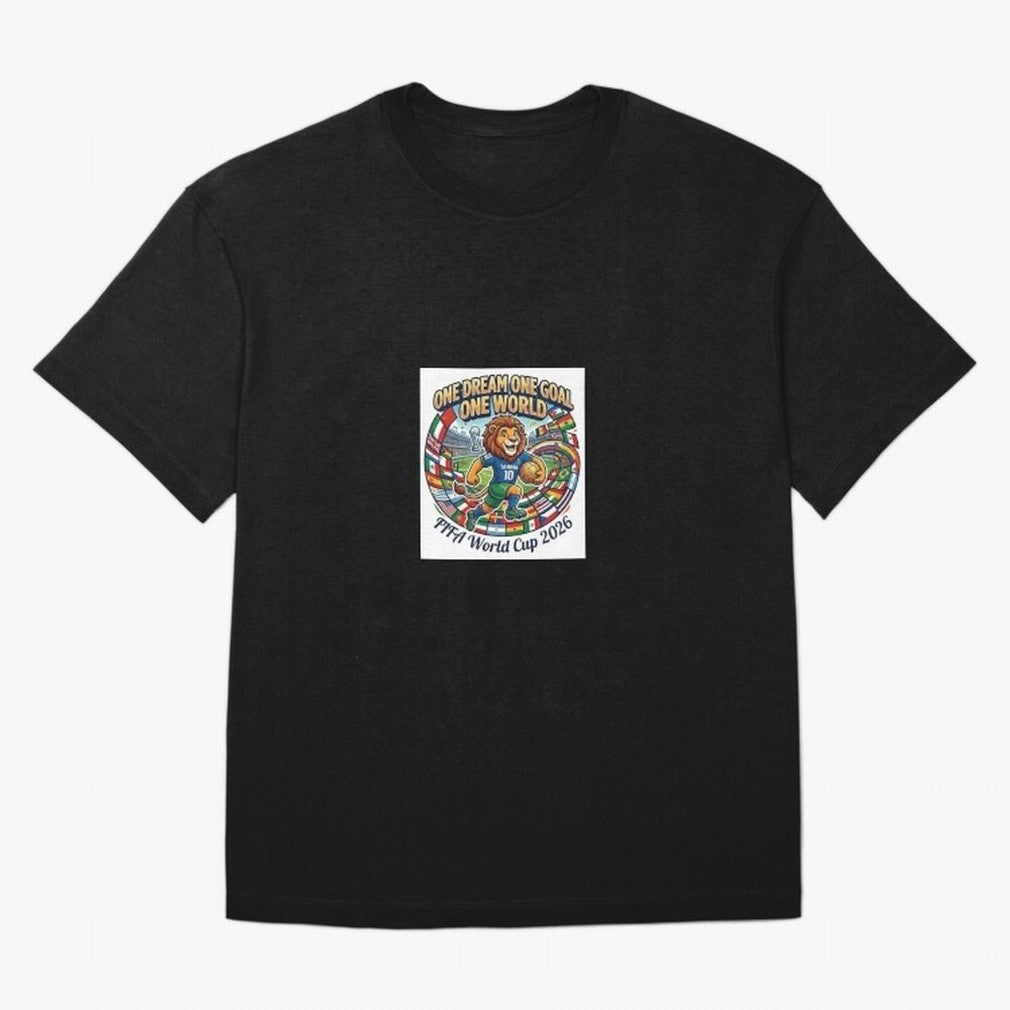 Celebrate the spirit of the world's greatest game with this vibrant mascot design! Featuring an energetic lion (Tamima) Classic T-Shirt Bring Bold Fan Energy to FIFA World Cup 2026 Group Stage Spirit, Built around France and Portugal, Messi and