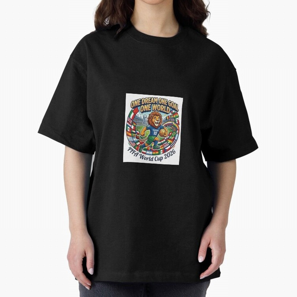 Celebrate the spirit of the world's greatest game with this vibrant mascot design! Featuring an energetic lion (Tamima) Classic T-Shirt Bring Bold Fan Energy to FIFA World Cup 2026 Group Stage Spirit, Built around France and Portugal, Messi and