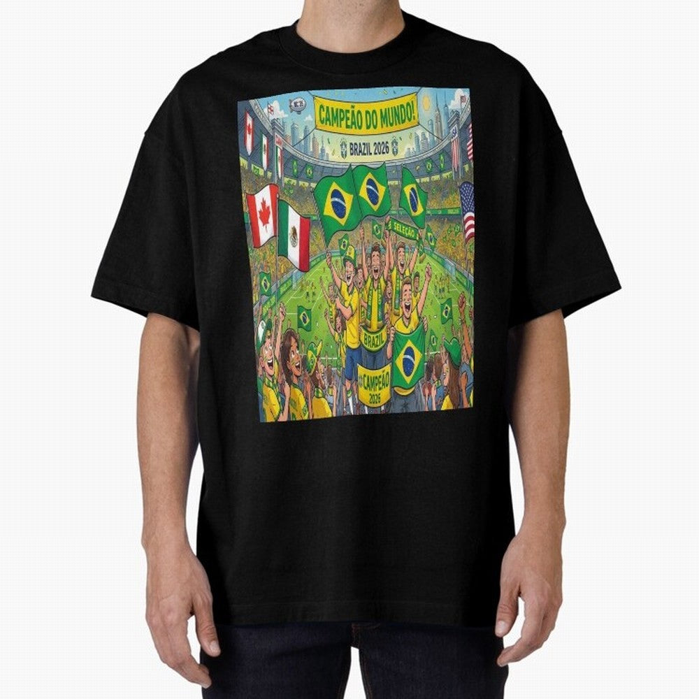 Brazil World Cup 2026 - Stadium Classic T-Shirt Elevate Match Day Hype around FIFA World Cup 2026 Group Stage, Neymar, Argentina, Soccer Culture, Superstar Moments, National Team Dreams and Competitive Fire; Perfect for People Who Love Argentina,