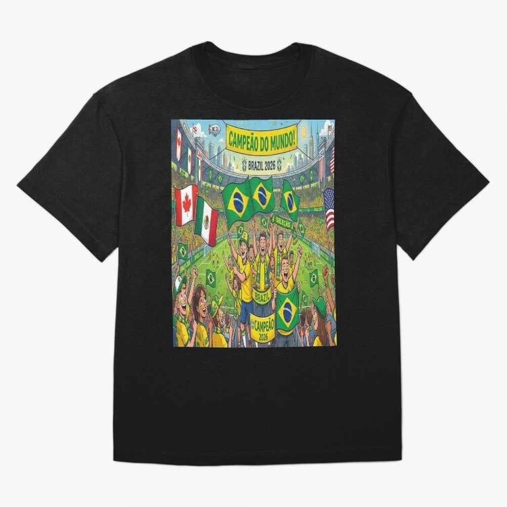 Brazil World Cup 2026 - Stadium Classic T-Shirt Elevate Match Day Hype around FIFA World Cup 2026 Group Stage, Neymar, Argentina, Soccer Culture, Superstar Moments, National Team Dreams and Competitive Fire; Perfect for People Who Love Argentina,