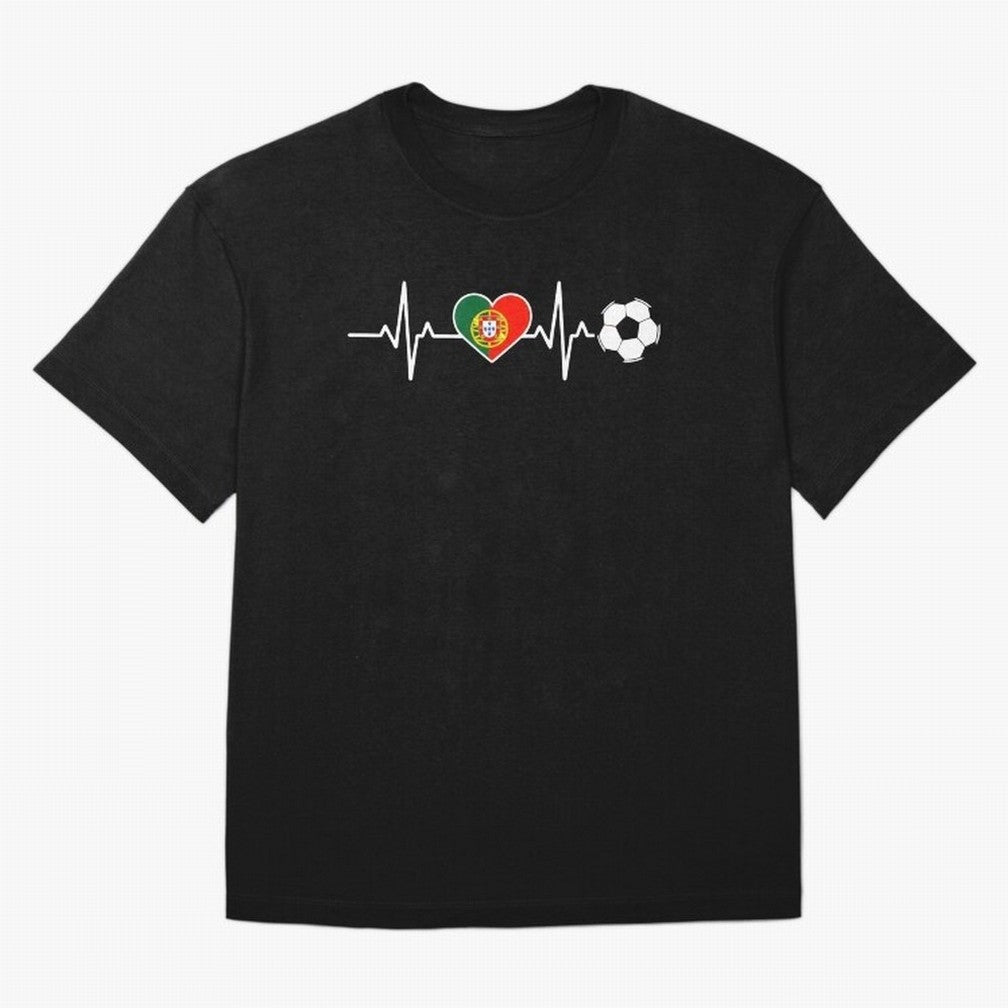 Portugal Football Heartbeat | Sele??o Das Quinas Soccer Fan Classic T-Shirt Show Championship Spirit for the FIFA World Cup 2026 USA Canada Mexico Journey through Neymar, Haaland and Cristiano Ronaldo Highlights, Germany Pride, Game Day Rituals,