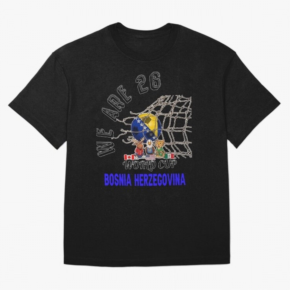 World cup 26 - Bosnia and Herzegovina Classic T-Shirt Elevate Match Day Hype around FIFA World Cup 2026 Group Stage, Messi, Neymar and Mbappe, Argentina and Brazil, Tournament Hype, Historic Matchups, Family Viewing Parties and Global Sports Pride;