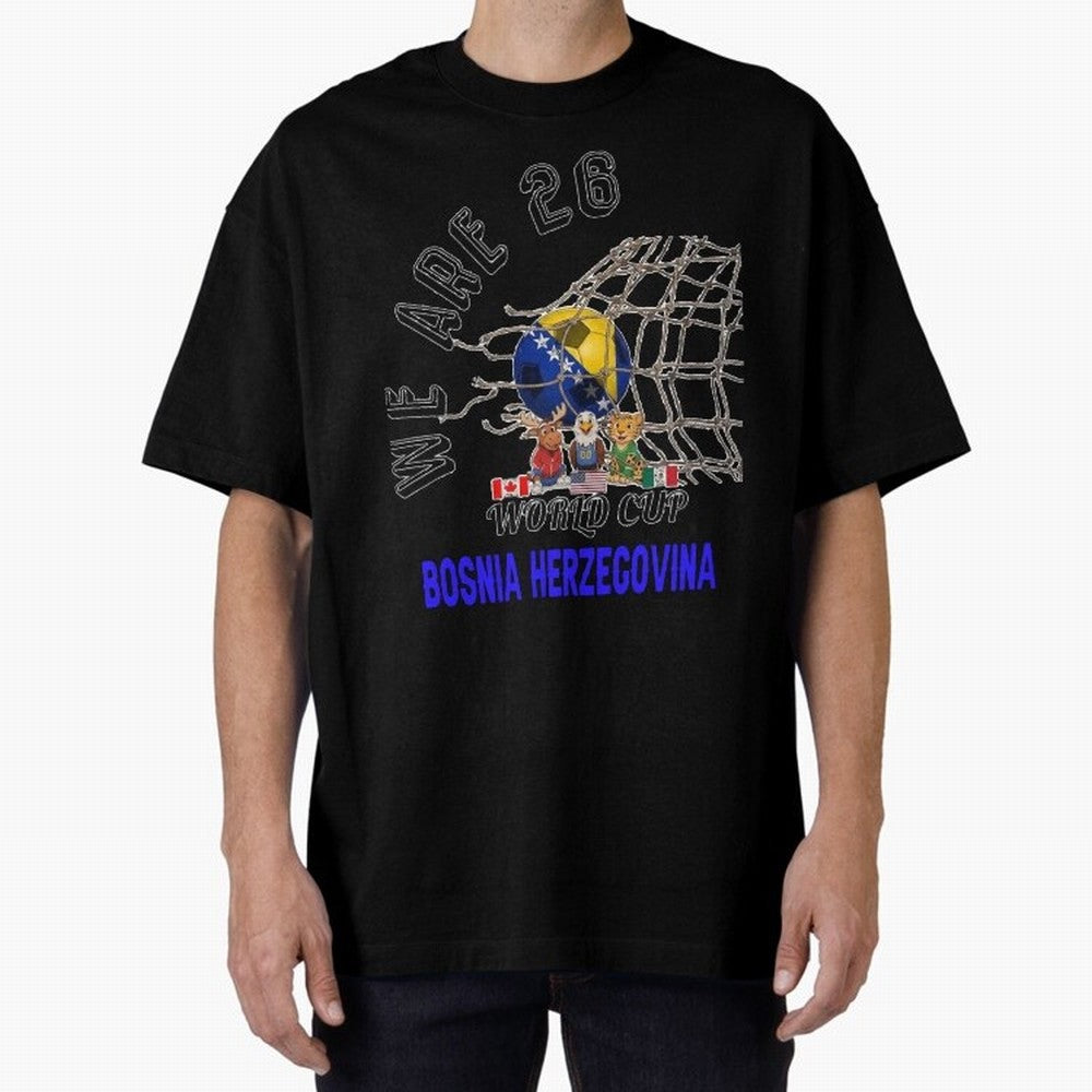 World cup 26 - Bosnia and Herzegovina Classic T-Shirt Elevate Match Day Hype around FIFA World Cup 2026 Group Stage, Messi, Neymar and Mbappe, Argentina and Brazil, Tournament Hype, Historic Matchups, Family Viewing Parties and Global Sports Pride;