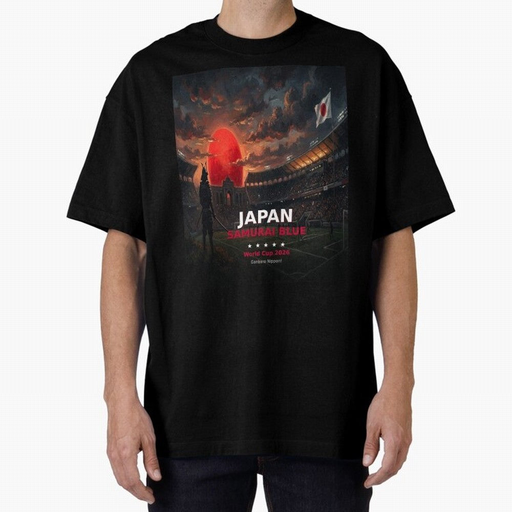 Japan Samurai Blue - World Cup 2026 Soccer Fan Tee Classic T-Shirt Bring Supporter Culture to Match Day Hype around FIFA World Cup 2026 USA Canada Mexico, Mbappe and Neymar, Spain, Match Day Excitement, Supporter Culture, Golden Goals and Global