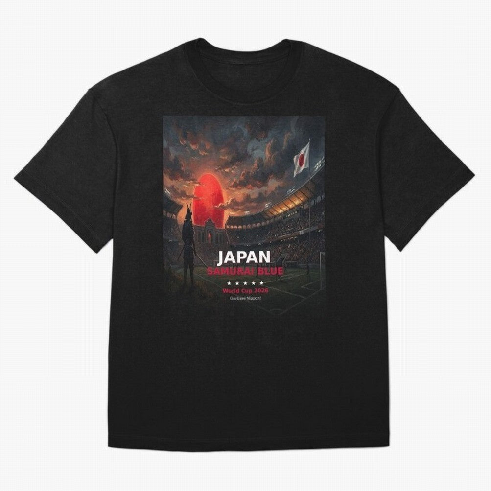 Japan Samurai Blue - World Cup 2026 Soccer Fan Tee Classic T-Shirt Bring Supporter Culture to Match Day Hype around FIFA World Cup 2026 USA Canada Mexico, Mbappe and Neymar, Spain, Match Day Excitement, Supporter Culture, Golden Goals and Global