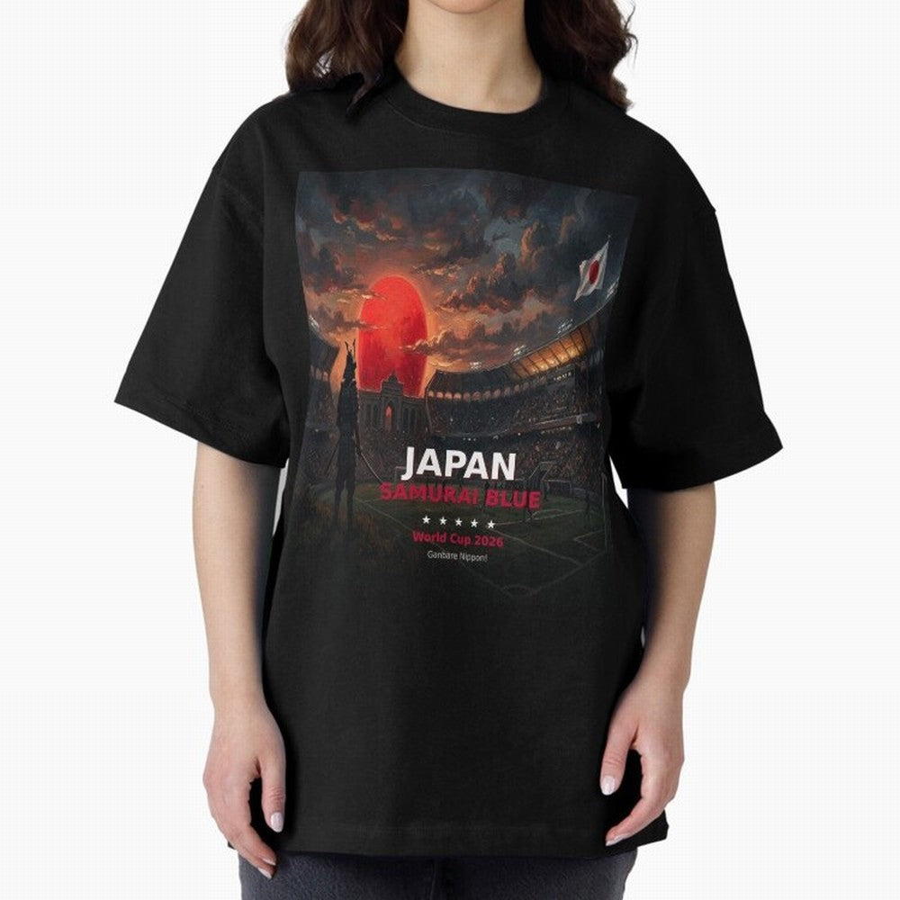 Japan Samurai Blue - World Cup 2026 Soccer Fan Tee Classic T-Shirt Bring Supporter Culture to Match Day Hype around FIFA World Cup 2026 USA Canada Mexico, Mbappe and Neymar, Spain, Match Day Excitement, Supporter Culture, Golden Goals and Global