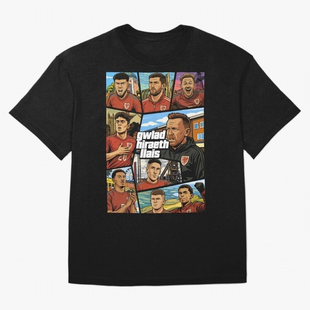 GTA Cymru Classic T-Shirt Celebrate Golden Goal Energy in FIFA World Cup 2026 for Fans of Haaland and Netherlands, Bringing Championship Spirit, Famous Goals, Roaring Crowds and International Football Unity; Built for Supporters Chasing Trophy