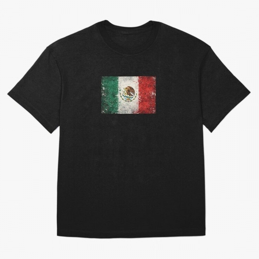 Mexico World Cup Flag ¨C Grunge Football Art Classic T-Shirt Carry the Colors and Pride of Match Day Hype around FIFA World Cup 2026 Group Stage, Messi, CR7 and Mbappe, Brazil, Match Day Excitement, Supporter Culture, Golden Goals and Global