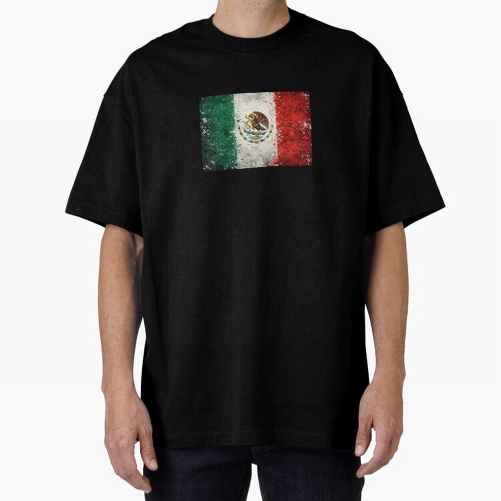 Mexico World Cup Flag ¨C Grunge Football Art Classic T-Shirt Carry the Colors and Pride of Match Day Hype around FIFA World Cup 2026 Group Stage, Messi, CR7 and Mbappe, Brazil, Match Day Excitement, Supporter Culture, Golden Goals and Global