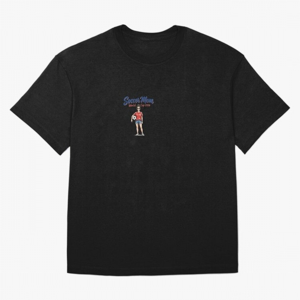 Soccer Mom World Cup 2026 | Football Mom Illustration Classic T-Shirt Feel the FIFA World Cup 2026 Journey through CR7 Highlights, Argentina and Brazil Pride, Retro Football Energy, Iconic Rivalries, Trophy Chase Drama and Stadium Atmosphere; Ideal