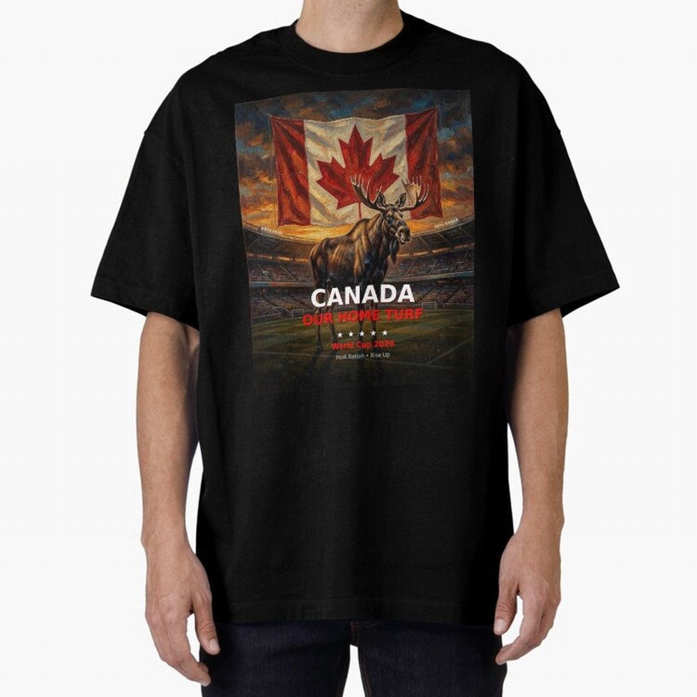 Canada Our Home Turf - World Cup 2026 Soccer Fan Tee Classic T-Shirt Bring World Football Passion into Global Football Passion for FIFA World Cup 2026, Featuring Haaland, France and Portugal, Global Supporter Spirit, Legendary Goals, National
