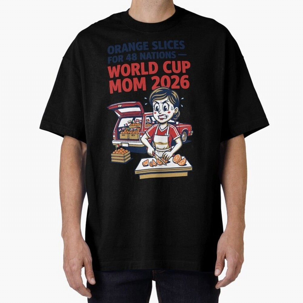 Orange Slices for 48 Nations World Cup Mom V1 Classic T-Shirt Relive FIFA World Cup 2026 USA Canada Mexico for Fans of Mbappe and Neymar and Brazil, Portugal and Argentina, Bringing Goal Celebration Energy, Supporter Heritage, Football Icons and