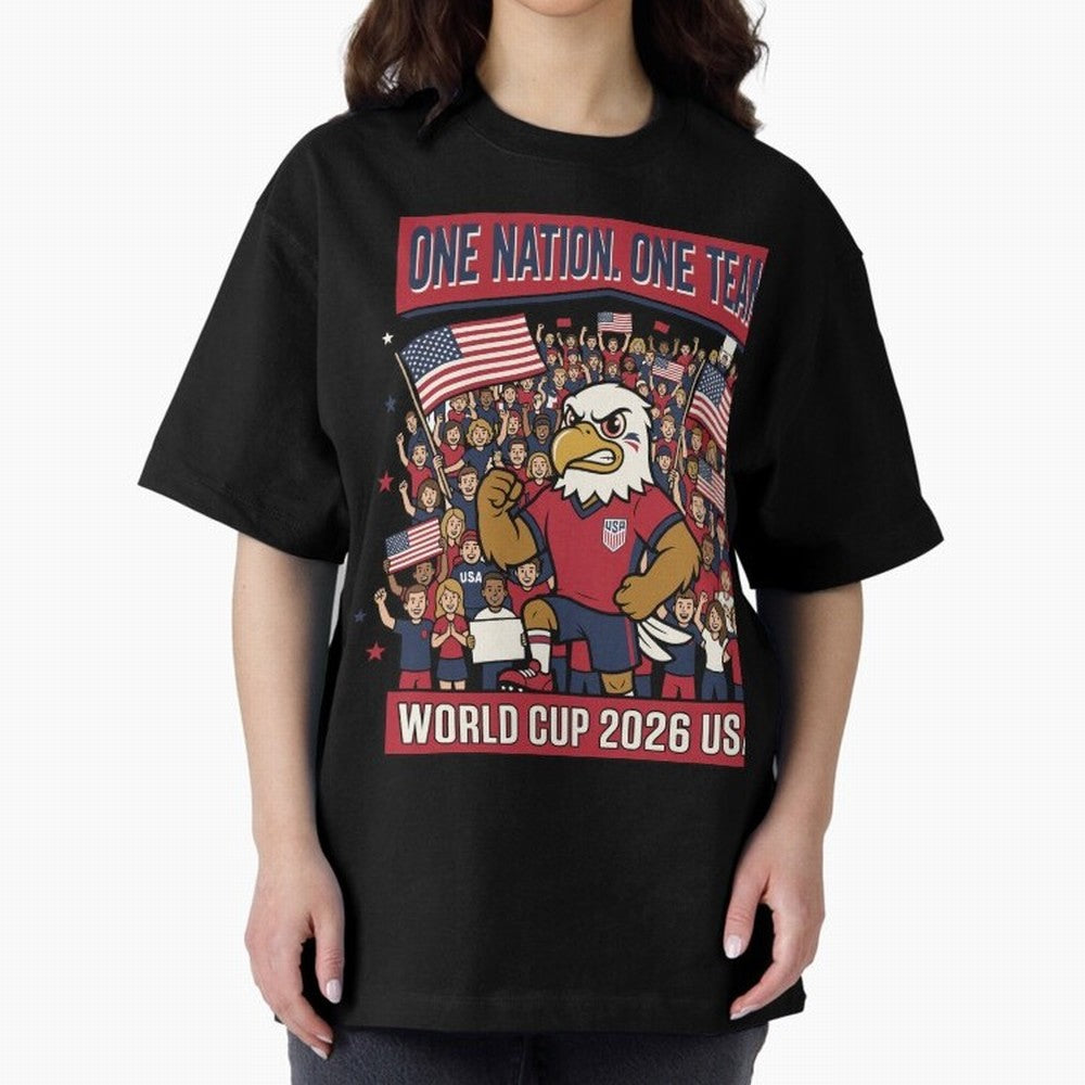 One Nation One Team ¡ª World Cup 2026 USA Classic T-Shirt Feel the Roar of FIFA World Cup 2026 Group Stage for Fans of Cristiano Ronaldo and Brazil, Bringing Game Day Rituals, Football Legends, Country Pride and the Road to the Final; Created for
