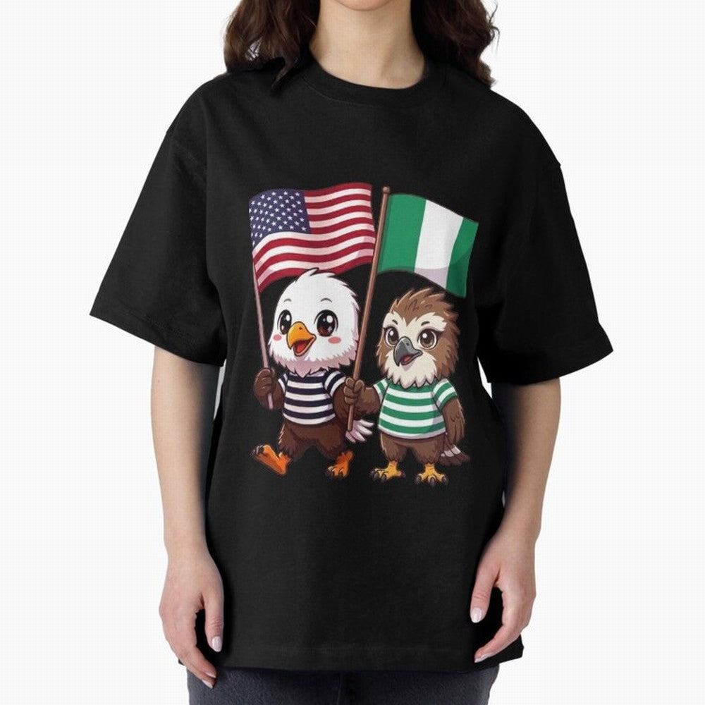 the American eagle and its friend the Nigerian eagle Classic T-Shirt Celebrate Unforgettable Nights in Global Football Passion for FIFA World Cup 2026, Built around CR7, Spain and Netherlands, Stadium Chants, National Pride, Trophy Dreams and