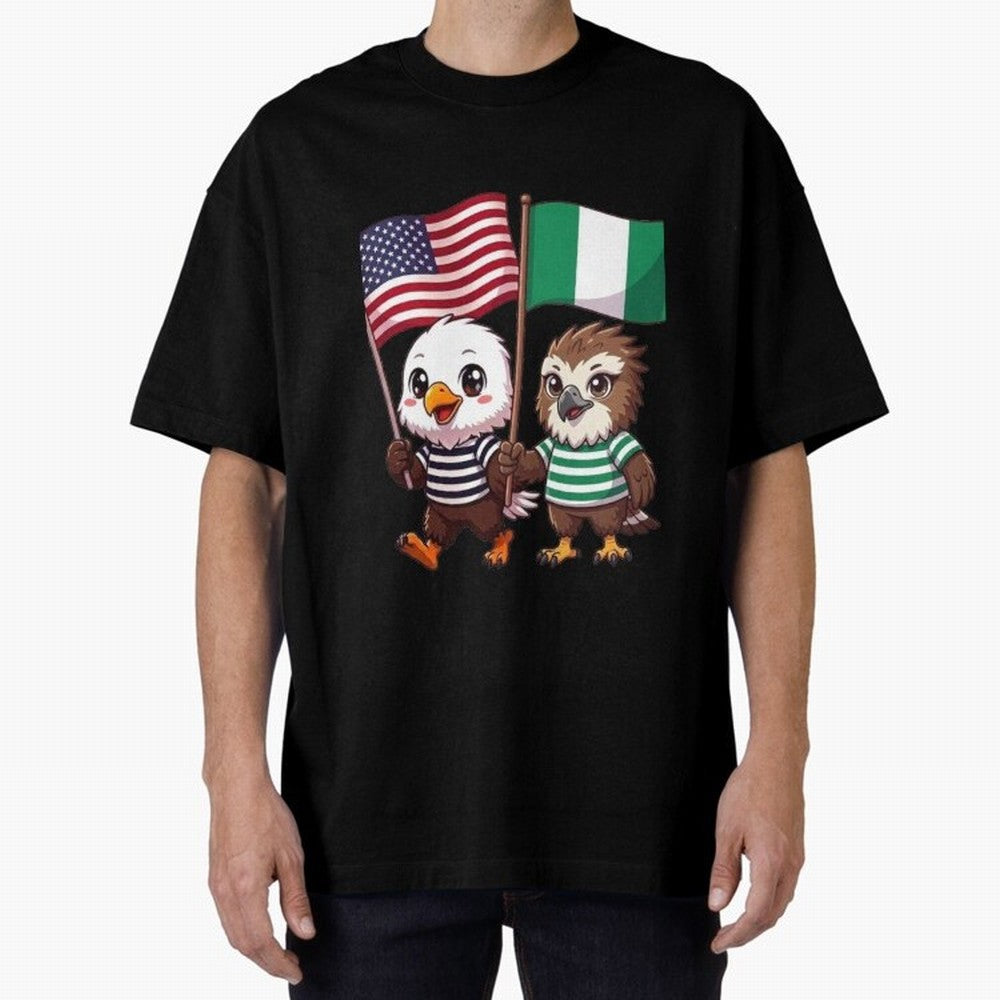 the American eagle and its friend the Nigerian eagle Classic T-Shirt Celebrate Unforgettable Nights in Global Football Passion for FIFA World Cup 2026, Built around CR7, Spain and Netherlands, Stadium Chants, National Pride, Trophy Dreams and
