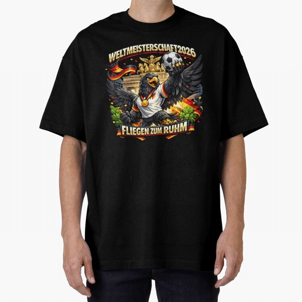 German Eagle World Cup 2026 Football Fan Art Classic T-Shirt Celebrate National Team Dreams in FIFA World Cup 2026 Group Stage for Fans of Neymar, Haaland and Cristiano Ronaldo and France and Portugal, Bringing Football Passion, Legendary
