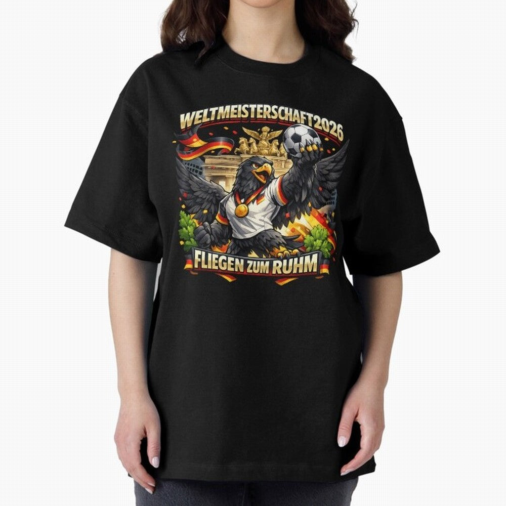 German Eagle World Cup 2026 Football Fan Art Classic T-Shirt Celebrate National Team Dreams in FIFA World Cup 2026 Group Stage for Fans of Neymar, Haaland and Cristiano Ronaldo and France and Portugal, Bringing Football Passion, Legendary