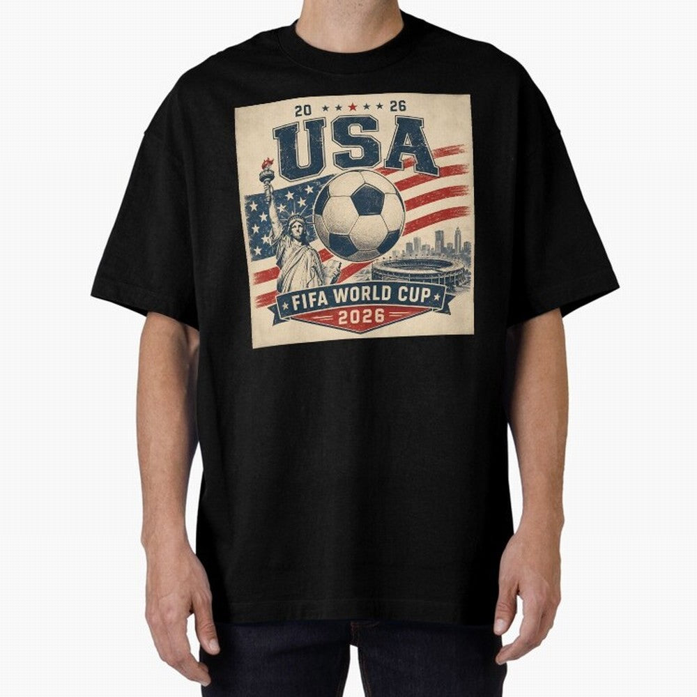 USA WORLD CUP 2026 Classic T-Shirt Celebrate the Stars of the FIFA World Cup 2026 USA Canada Mexico Journey through Cristiano Ronaldo Highlights, Argentina and Brazil Pride, Tournament Hype, Historic Matchups, Family Viewing Parties and Global