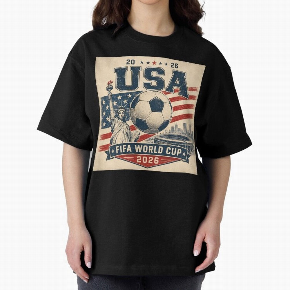 USA WORLD CUP 2026 Classic T-Shirt Celebrate the Stars of the FIFA World Cup 2026 USA Canada Mexico Journey through Cristiano Ronaldo Highlights, Argentina and Brazil Pride, Tournament Hype, Historic Matchups, Family Viewing Parties and Global