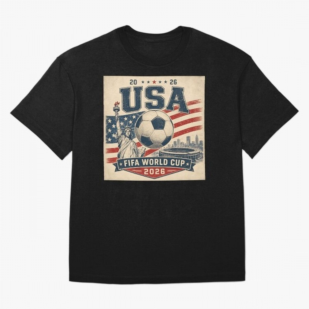 USA WORLD CUP 2026 Classic T-Shirt Celebrate the Stars of the FIFA World Cup 2026 USA Canada Mexico Journey through Cristiano Ronaldo Highlights, Argentina and Brazil Pride, Tournament Hype, Historic Matchups, Family Viewing Parties and Global