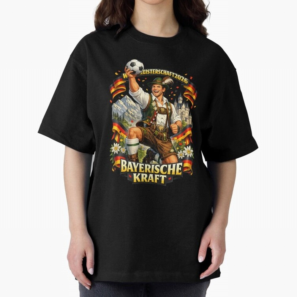 Bayerische Kraft World Cup 2026 Germany Fan Classic T-Shirt Celebrate the Stars of FIFA World Cup 2026 Group Stage Spirit, Filled with France, Neymar, Football Festival Excitement, Trophy Ambitions, Country Rivalries and Star Player Buzz; Made for
