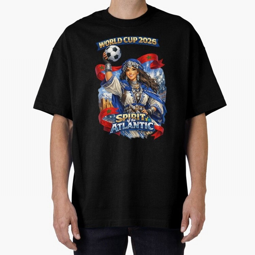 Moroccan World Cup 2026 Spirit Classic T-Shirt Celebrate Unforgettable Nights in Match Day Hype around FIFA World Cup 2026 USA Canada Mexico, Mbappe, Spain, Match Day Excitement, Supporter Culture, Golden Goals and Global Football Passion; Ideal
