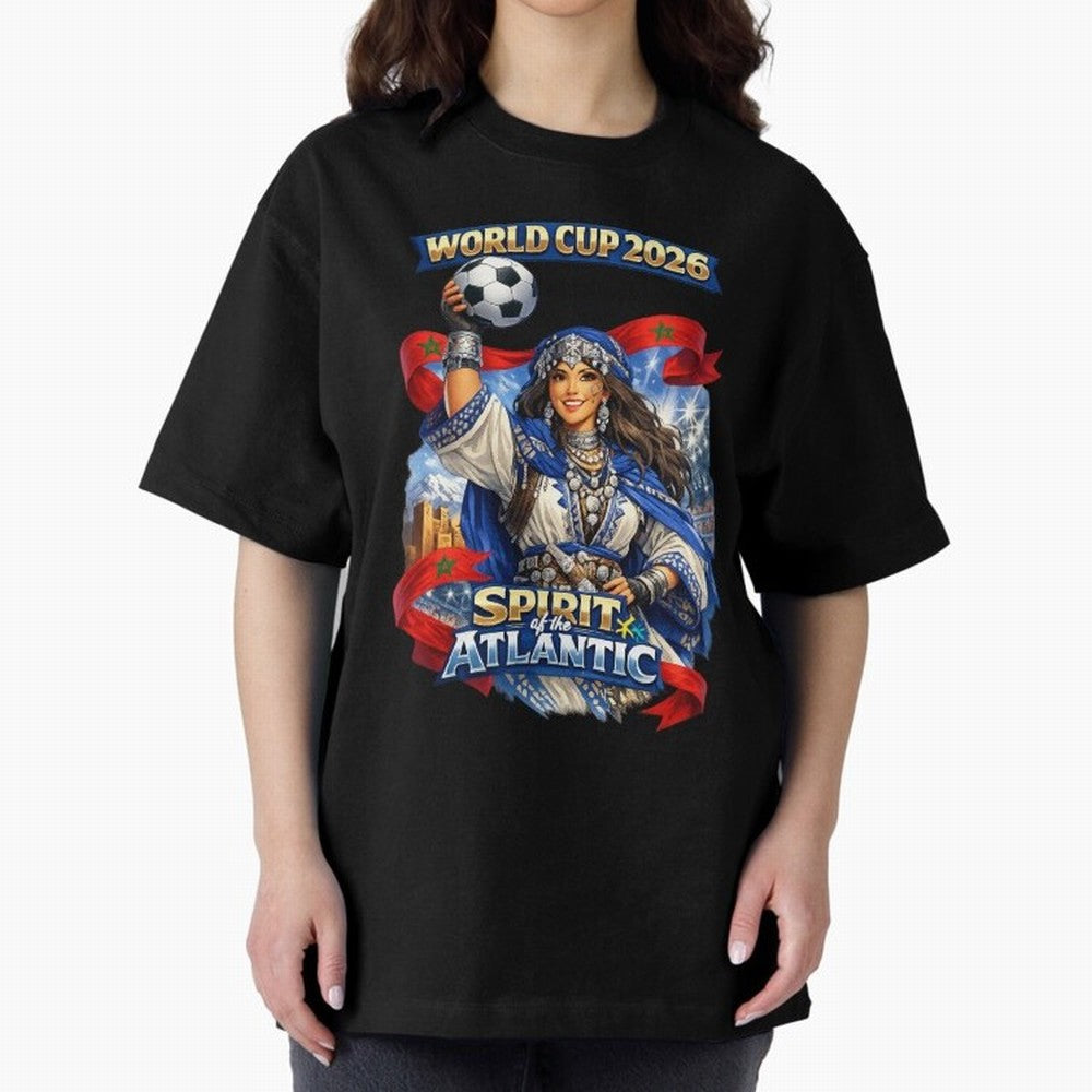 Moroccan World Cup 2026 Spirit Classic T-Shirt Celebrate Unforgettable Nights in Match Day Hype around FIFA World Cup 2026 USA Canada Mexico, Mbappe, Spain, Match Day Excitement, Supporter Culture, Golden Goals and Global Football Passion; Ideal