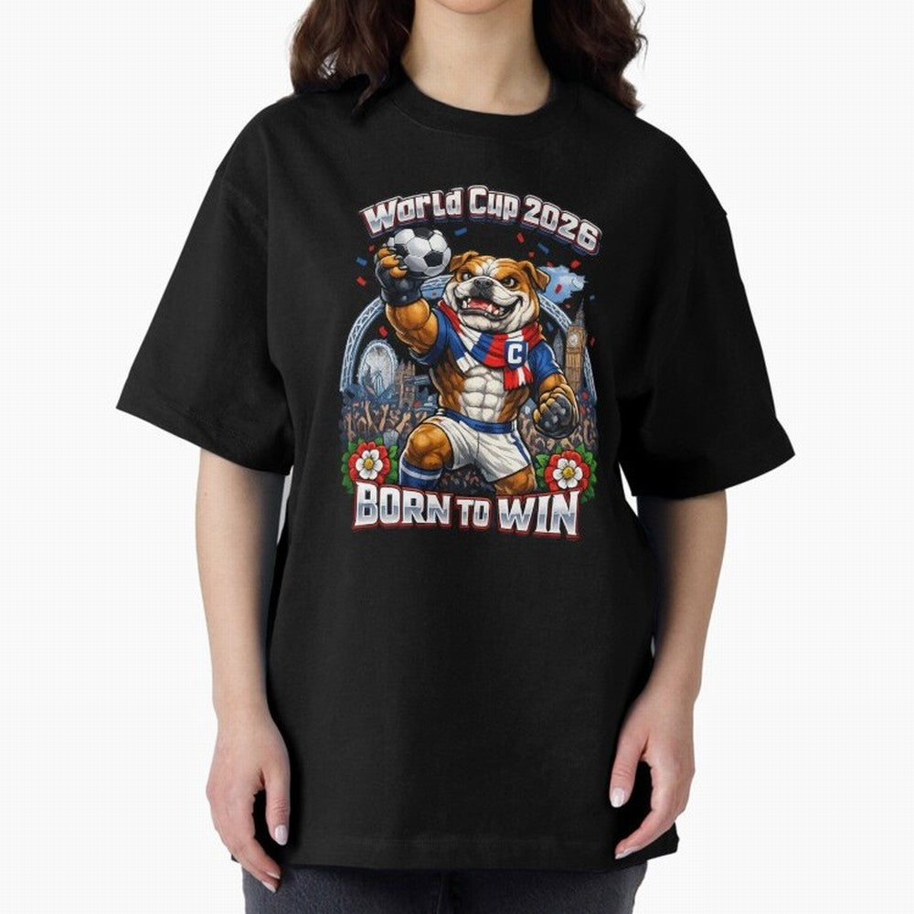 England Bulldog World Cup 2026 Fan Art Classic T-Shirt Fuel FIFA World Cup 2026 USA Canada Mexico for Fans of Mbappe and Spain, Bringing Fan Favorite Moments, National Team Passion, Big Match Drama and Soccer History; Ideal for Fans Who Follow