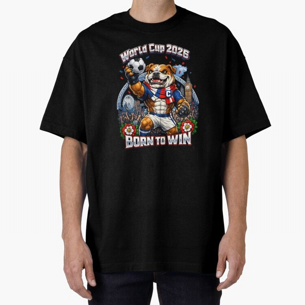England Bulldog World Cup 2026 Fan Art Classic T-Shirt Fuel FIFA World Cup 2026 USA Canada Mexico for Fans of Mbappe and Spain, Bringing Fan Favorite Moments, National Team Passion, Big Match Drama and Soccer History; Ideal for Fans Who Follow
