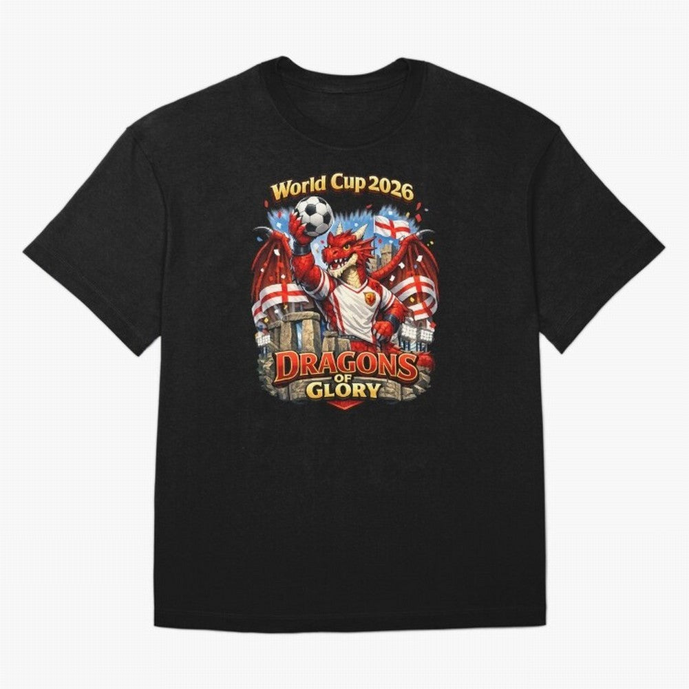 World Cup 2026 Dragons of Glory Classic T-Shirt Celebrate Unforgettable Nights in FIFA World Cup 2026 USA Canada Mexico Spirit, Filled with Spain and Netherlands, Messi, CR7 and Mbappe, Football History, Final Match Energy, Crowd Noise and Once in