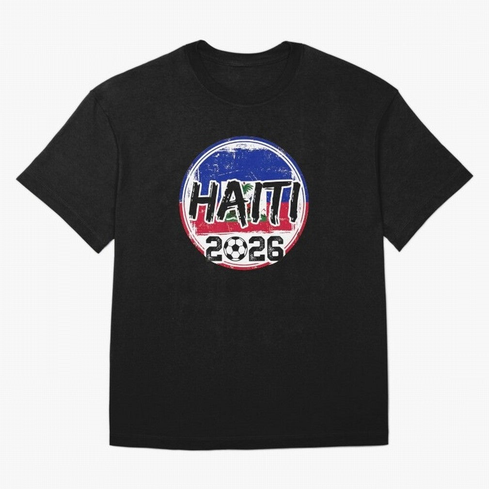 Haiti World Cup 2026 Soccer Fan Game Day T-Shirt Keep Football History Alive during FIFA World Cup 2026 Group Stage for Fans of Messi and Netherlands, Bringing Goal Celebration Energy, Supporter Heritage, Football Icons and Worldwide Tournament