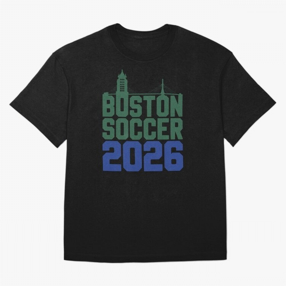 Boston Soccer 2026 Massachusetts Football Fan Classic T-Shirt Enjoy FIFA World Cup 2026 Featuring Mbappe, France and Portugal Energy, Tournament Hype, Historic Matchups, Family Viewing Parties and Global Sports Pride; Created for Match Day Parties,