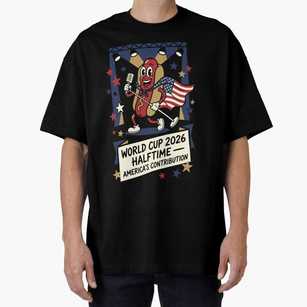 World Cup 2026 Halftime ¡ª America's Contribution V1 Classic T-Shirt Honor Football Greatness during FIFA World Cup 2026 USA Canada Mexico Connected to Messi and Cristiano Ronaldo, Spain and Netherlands Energy, Football Festival Excitement, Trophy