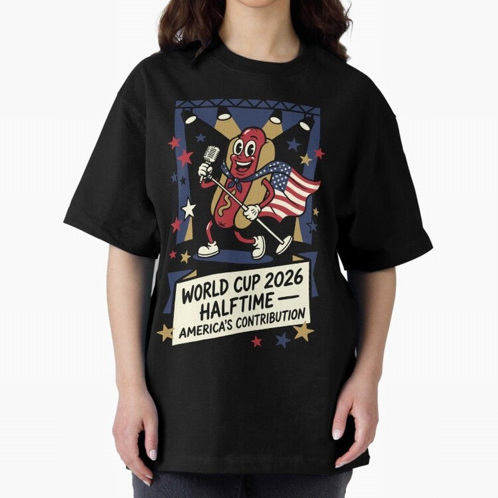 World Cup 2026 Halftime ¡ª America's Contribution V1 Classic T-Shirt Honor Football Greatness during FIFA World Cup 2026 USA Canada Mexico Connected to Messi and Cristiano Ronaldo, Spain and Netherlands Energy, Football Festival Excitement, Trophy