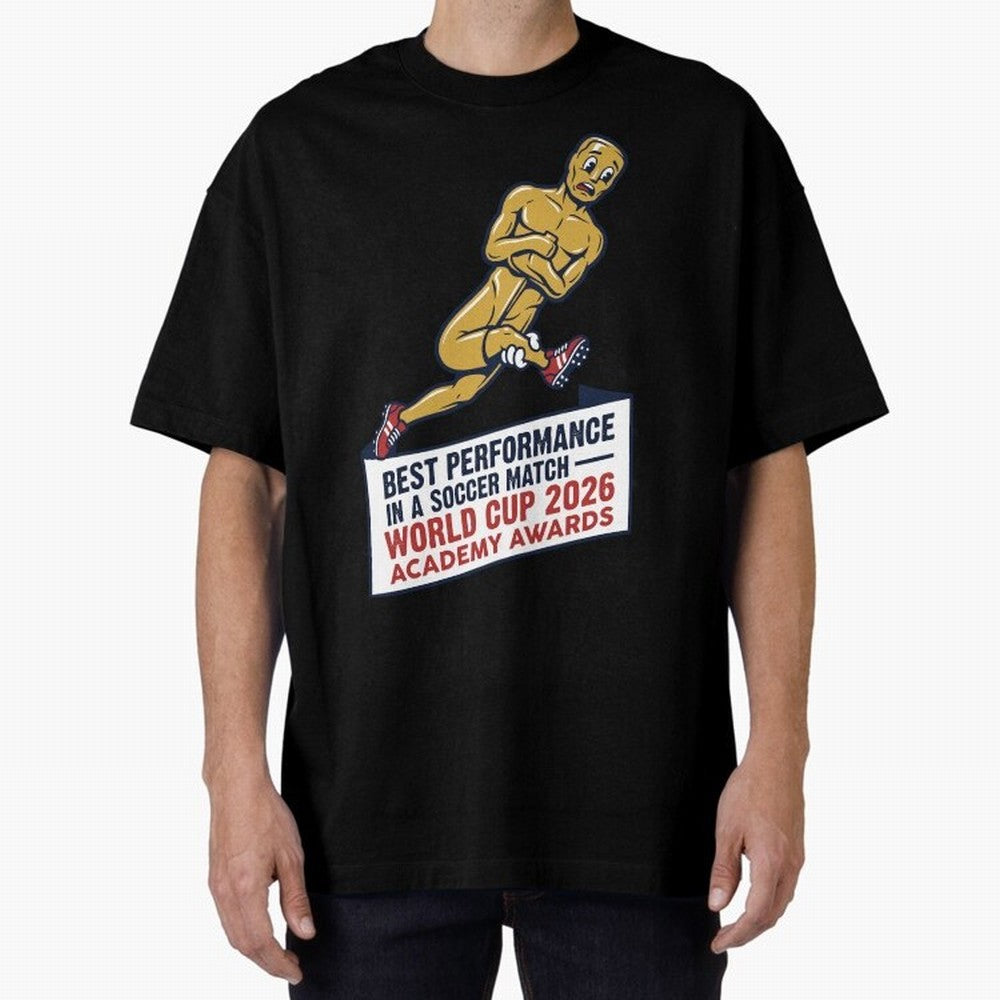 Academy Awards Best Performance Soccer V1 Classic T-Shirt Elevate FIFA World Cup 2026 for Fans of Haaland and Mbappe and Brazil, Portugal and Argentina, Bringing Football History, Final Match Energy, Crowd Noise and Once in a Lifetime Moments;