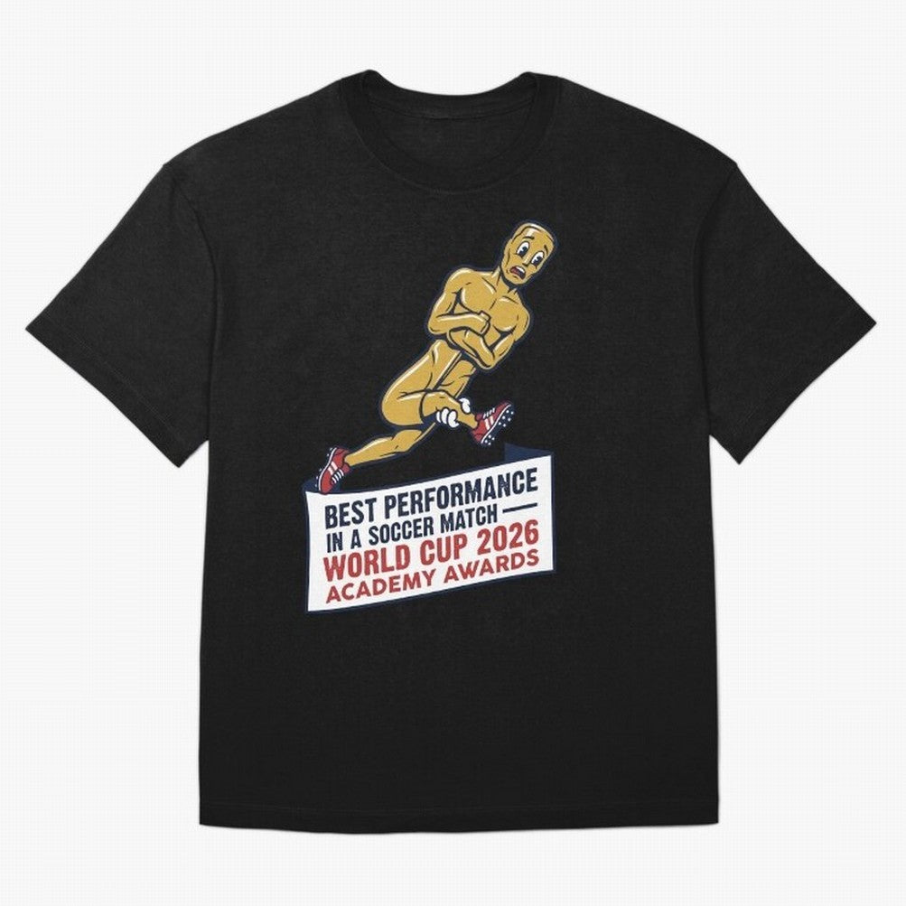 Academy Awards Best Performance Soccer V1 Classic T-Shirt Elevate FIFA World Cup 2026 for Fans of Haaland and Mbappe and Brazil, Portugal and Argentina, Bringing Football History, Final Match Energy, Crowd Noise and Once in a Lifetime Moments;