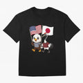 The American eagle and its friend, the Japanese crane Classic T-Shirt Celebrate Classic Football Spirit in FIFA World Cup 2026 USA Canada Mexico for Fans of Haaland and Mbappe and England, Bringing Football Festival Excitement, Trophy Ambitions,