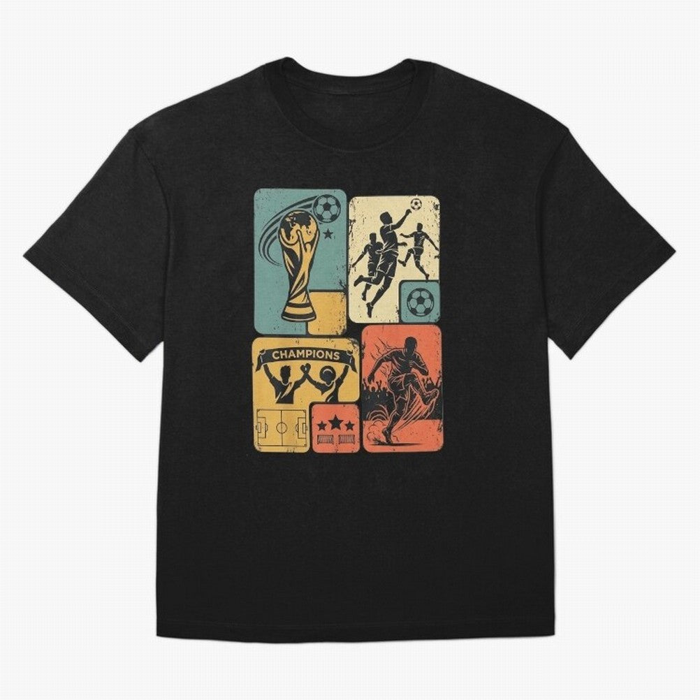 Retro World Cup 2026 Soccer Champion - Vintage Aesthetic Classic Football Shirt Design for Fans and Gift Classic T-Shirt Enjoy the Biggest Football Party of FIFA World Cup 2026 Group Stage for Fans of Cristiano Ronaldo and Portugal, Spain and