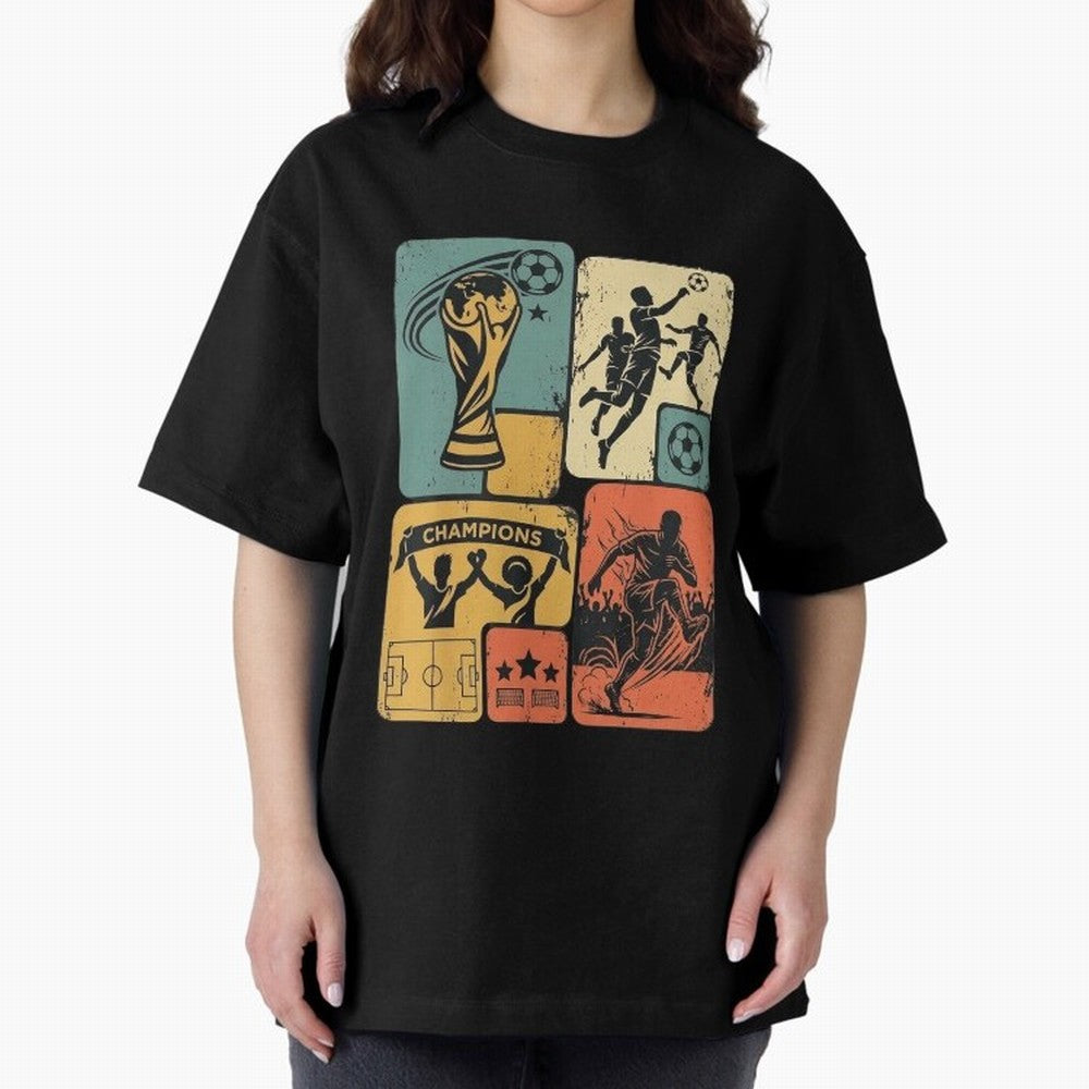Retro World Cup 2026 Soccer Champion - Vintage Aesthetic Classic Football Shirt Design for Fans and Gift Classic T-Shirt Enjoy the Biggest Football Party of FIFA World Cup 2026 Group Stage for Fans of Cristiano Ronaldo and Portugal, Spain and