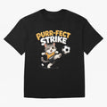 Copy of Purr-fect Strike Classic T-Shirt Show Your Love for Global Football Passion for FIFA World Cup 2026, Driven by CR7 and Messi, England, Football Festival Excitement, Trophy Ambitions, Country Rivalries and Star Player Buzz; Great for Watch