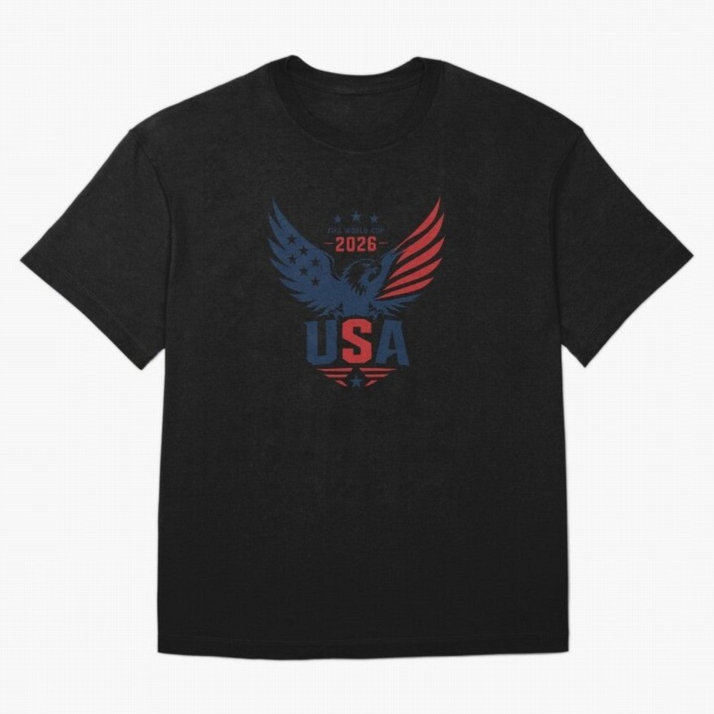 FIFA World Cup 2026 USA Eagle ¨C Patriotic Soccer Art Classic T-Shirt Celebrate Unforgettable Nights in FIFA World Cup 2026 Spirit, Built around Argentina and Brazil, Neymar, Haaland and Cristiano Ronaldo, Tournament Hype, Historic Matchups, Family